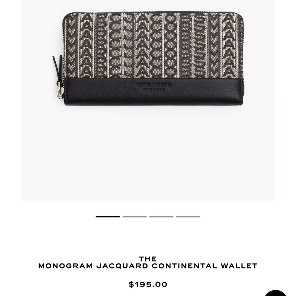 THE MONOGRAM JACQUARD CONTINENTAL WALLET